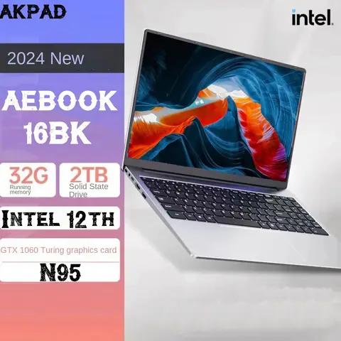 Intel Laptop 16BK 15.6 "IPS Ultra HD 12th Gen Intel N95 NVIDIA GeForce GTX 1060 4G 3.4Ghz Windows 10 11 Pro Ultrabook Notebook
