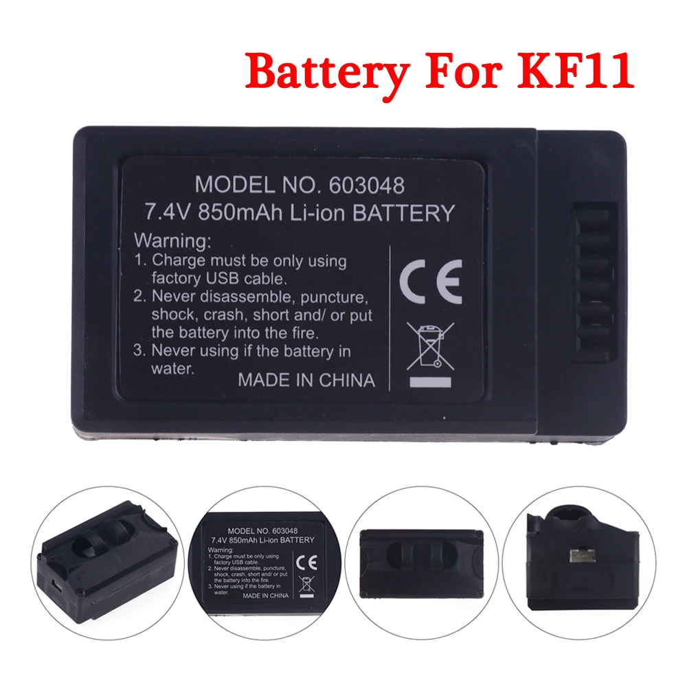 7.4 فولت 850 مللي أمبير بطارية ليثيوم أيون ل KF11 4WD التحكم عن بعد على الطرق الوعرة سباق السيارات سيارة اللعب الكهربائية السيارات بطارية احتياطية