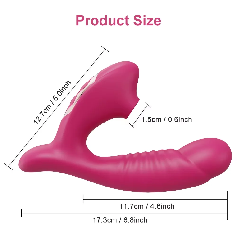 Sucking Dildo Vibrator 10 Vibrations Vagina G Spot Stimulator Clit Sucker Erotic Clitoris Massager Female Sex Toys for Women