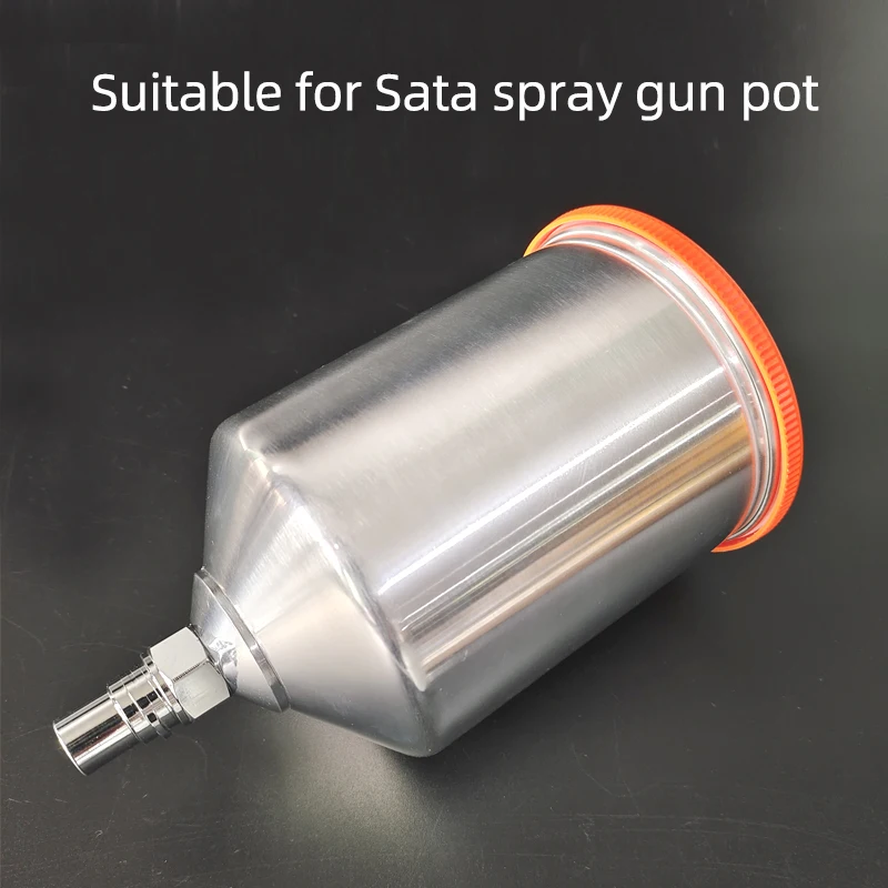 Suitable For SATA Spray Gun Pot Aluminum Alloy Material On The Pot Buckle Interface German Accessories Can 600 Ml