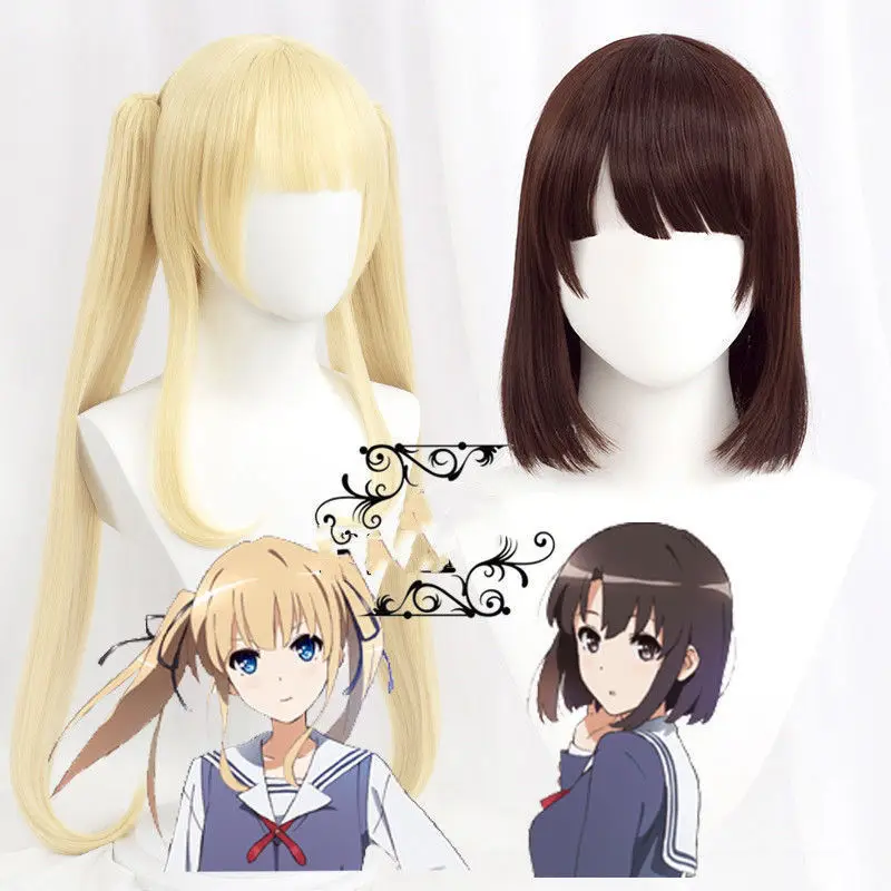 ‌Anime Character Wig - Kotori & Tsukasa Cosplay Accessories, High Quality Synthetic Hair