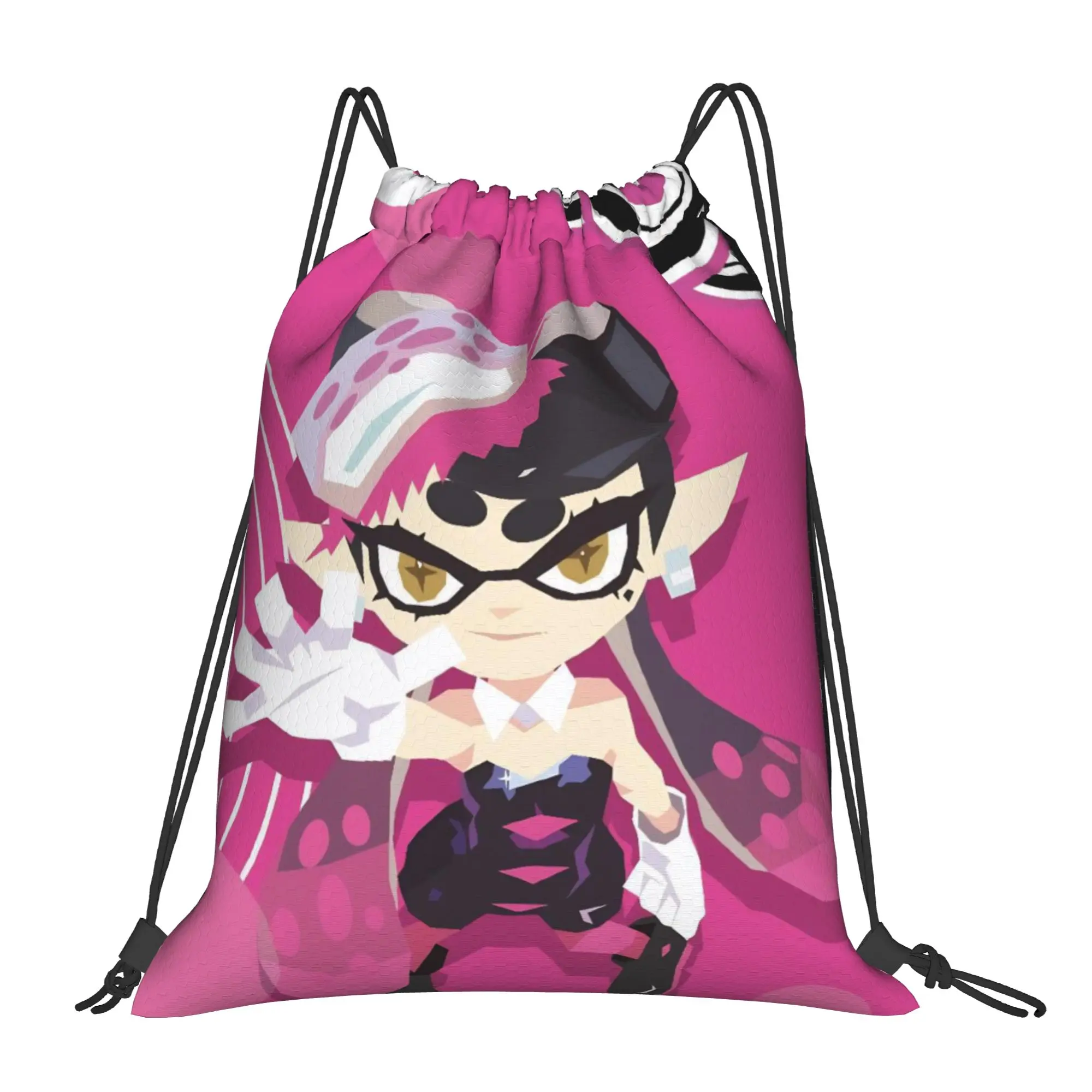 

Game Cool S-Splatoon Drawstring Bags Sports Backpack Gym Sackpack Water Resistant String Bags for Cycling