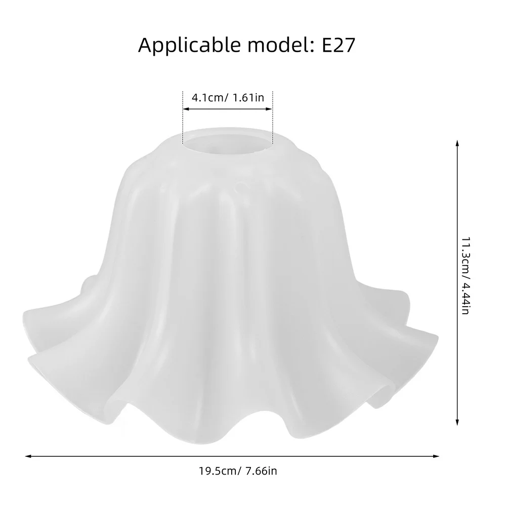 2 قطعة ظلال مصباح الاكريليك زهرة بيضاء تصميم ل الطابق الجدول قلادة الجدار الشمعدان أضواء مروحة السقف استبدال ديكور