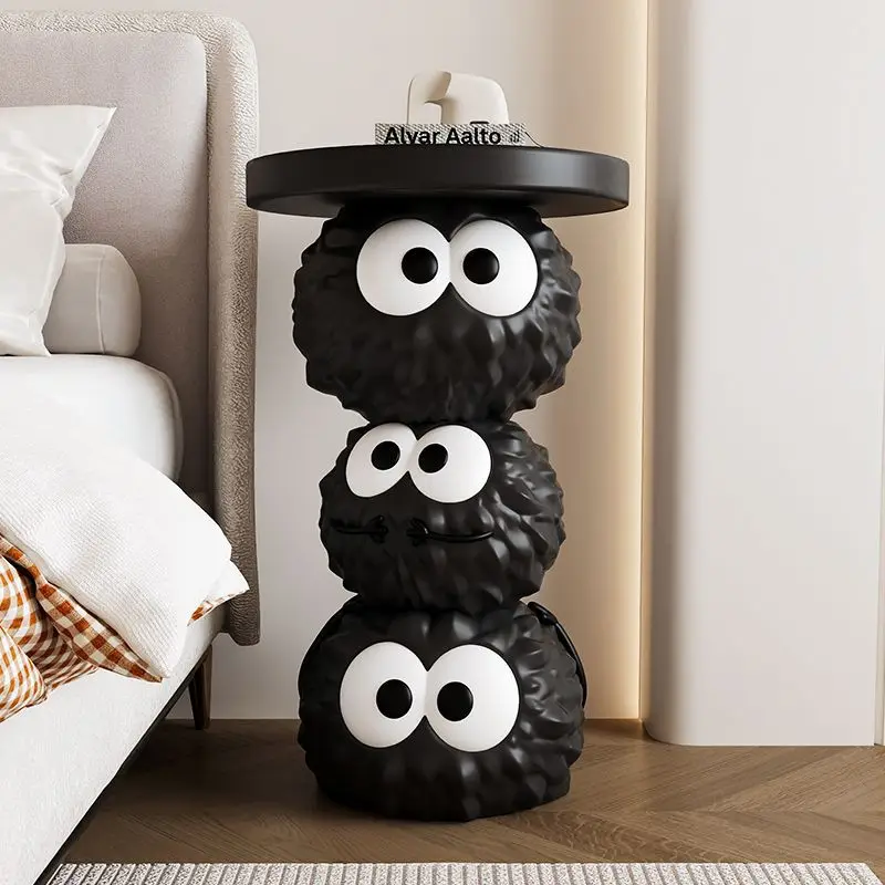 Creative cartoon coal ball light luxury floor ornament living room TV cabinet sofa children's decoration housewarming gift