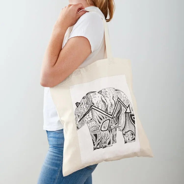 

Bear - Canadian Ojibwe Artist Tote Bag sacs de shopping bags woman 2025 shopper bags tote bag woman