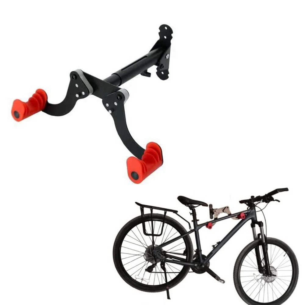 

HOES-Adjustable Bicycle Wall Mount For Road Hanging Storage Kids Bike Scooter Foldable Hook Telescopic Bicycle Holder