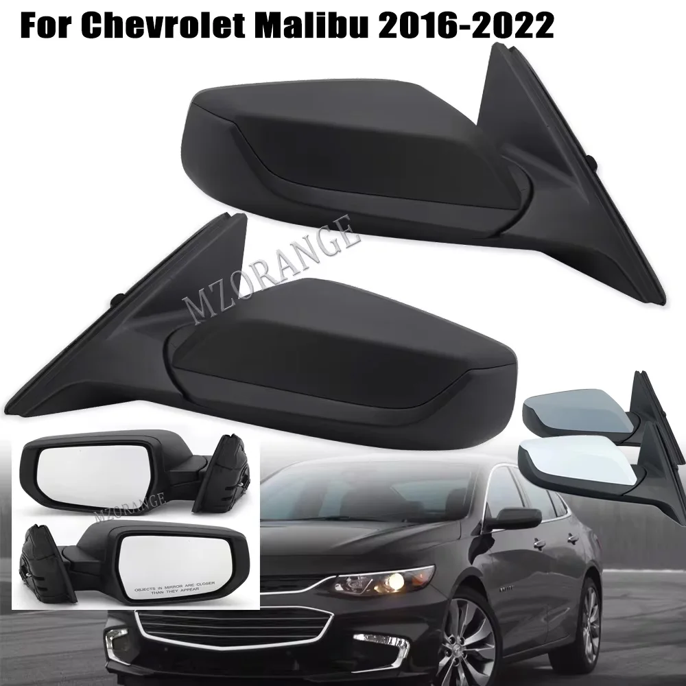 

Side Mirror For Chevrolet Malibu XL 2016 2017 2018 2019 Auto Rear View door wing Mirror cover cap glass lens Assembly us version