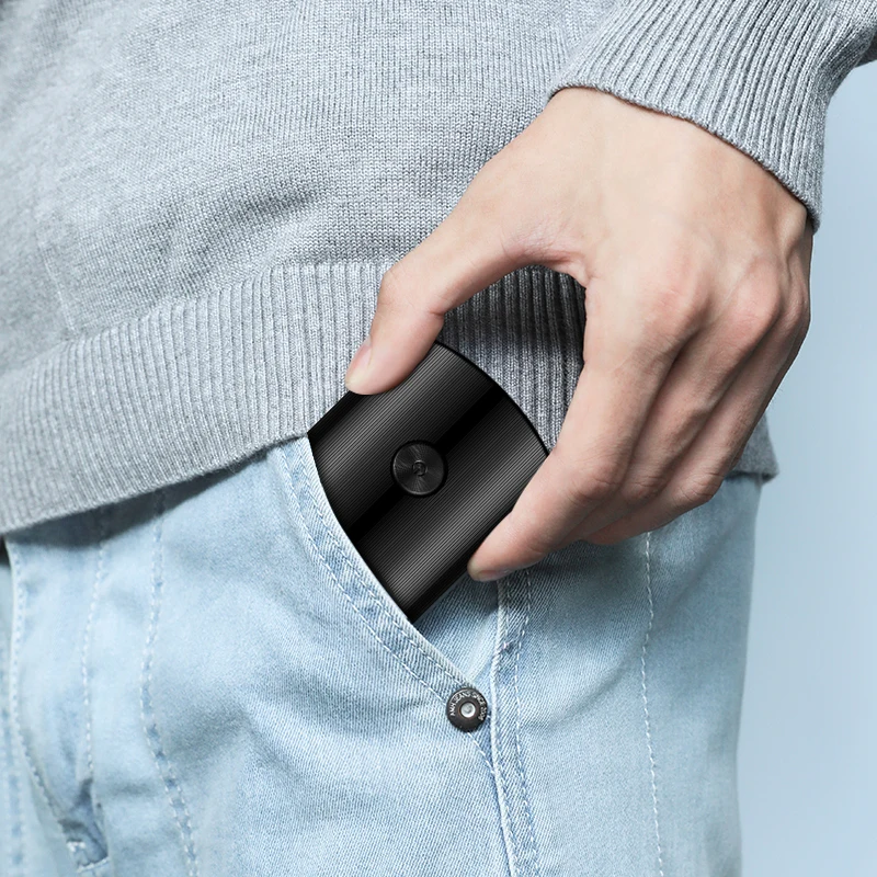 ماكينة حلاقة كهربائية USB للرجال، ماكينة حلاقة جافة ورطبة ذات الاستخدام المزدوج، شاشة رقمية LED قابلة لإعادة الشحن للسيارة، ماكينة حلاقة للسفر المنزلي