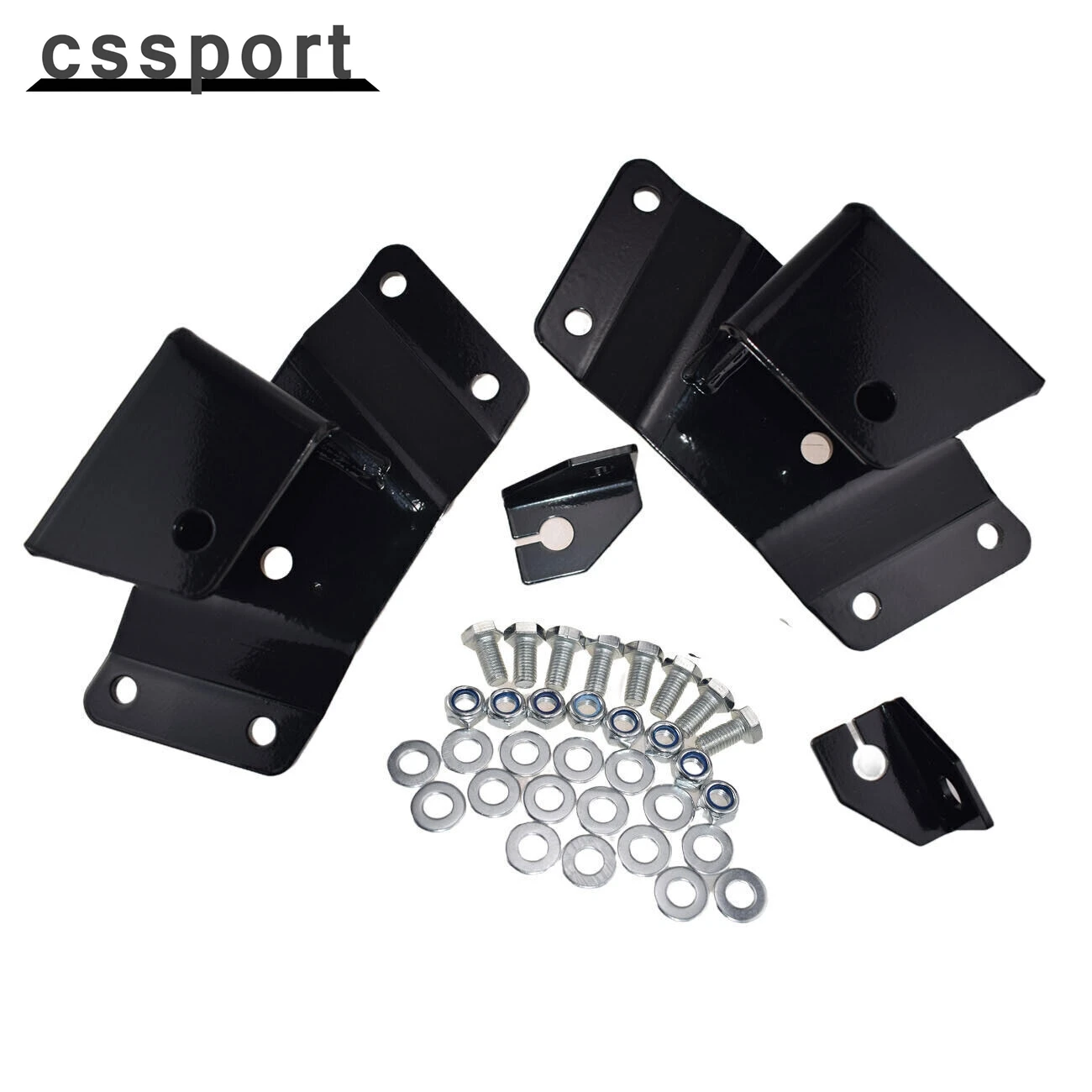 

2" Rear Axle Drop Hangers Lowering Kit For 88-98 Chevy C1500 K1500 Sierra 2WD