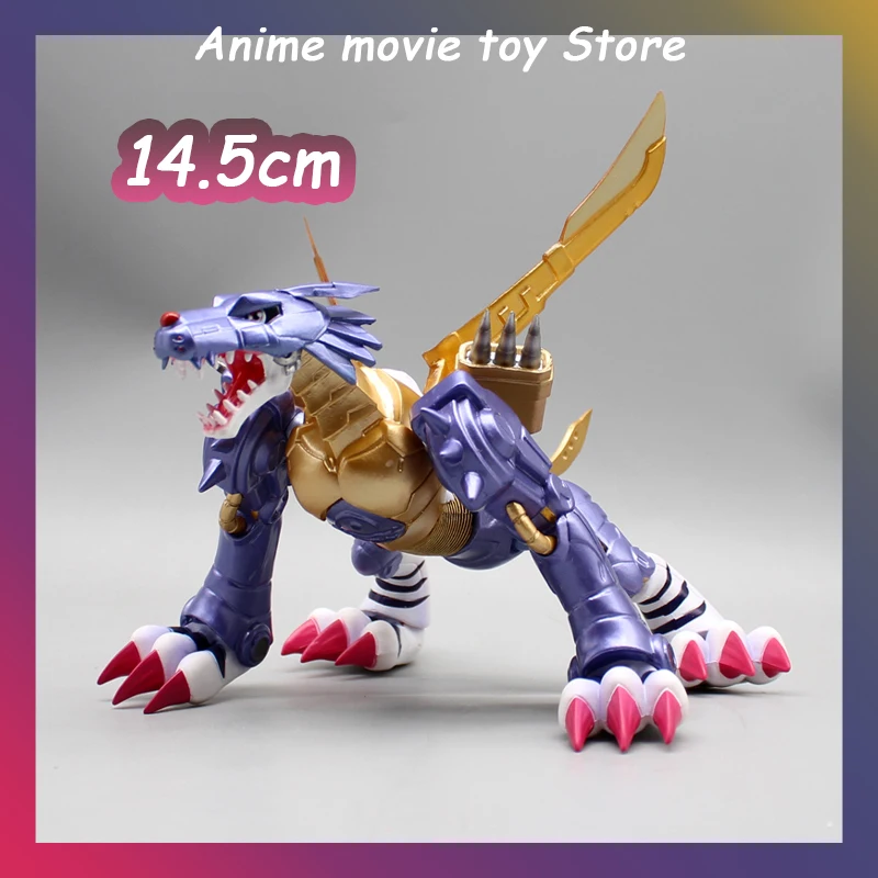 

14.5cm Digimon GK Steel Machinery Galuru Beast Gabu Beast Evolution Model Toys Desktop Ornament Handmade Anime Peripheral Gifts