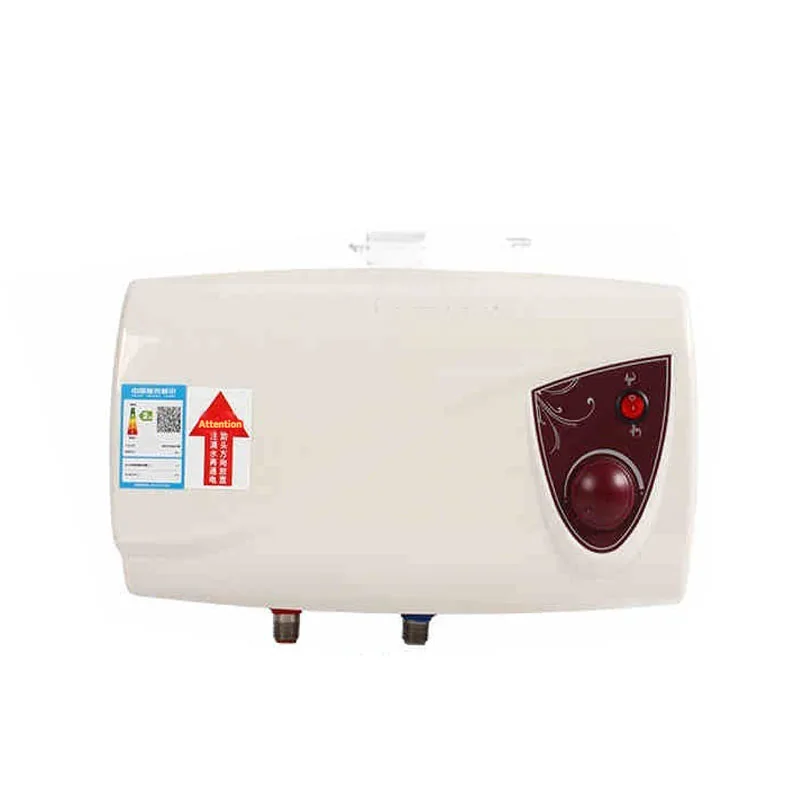 Calentador de agua para Rv de 220v, ducha de baño, calentador de agua eléctrico para Rv, 10l, 1kw, agua superior/bajo, calentamiento rápido (equipado con un blanco