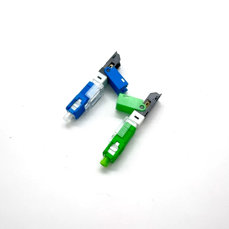 SC APC ESC-250D Connector Fiber Optic Fast Connector FTTH Cold Connection Tool Optical Quick Connector UPC