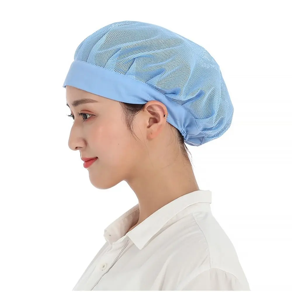 Chic Food Service Chef Cap Hair Nets Work Headband Cook Hat Bundled Hair Cooking Hygienic Cap Hotel
