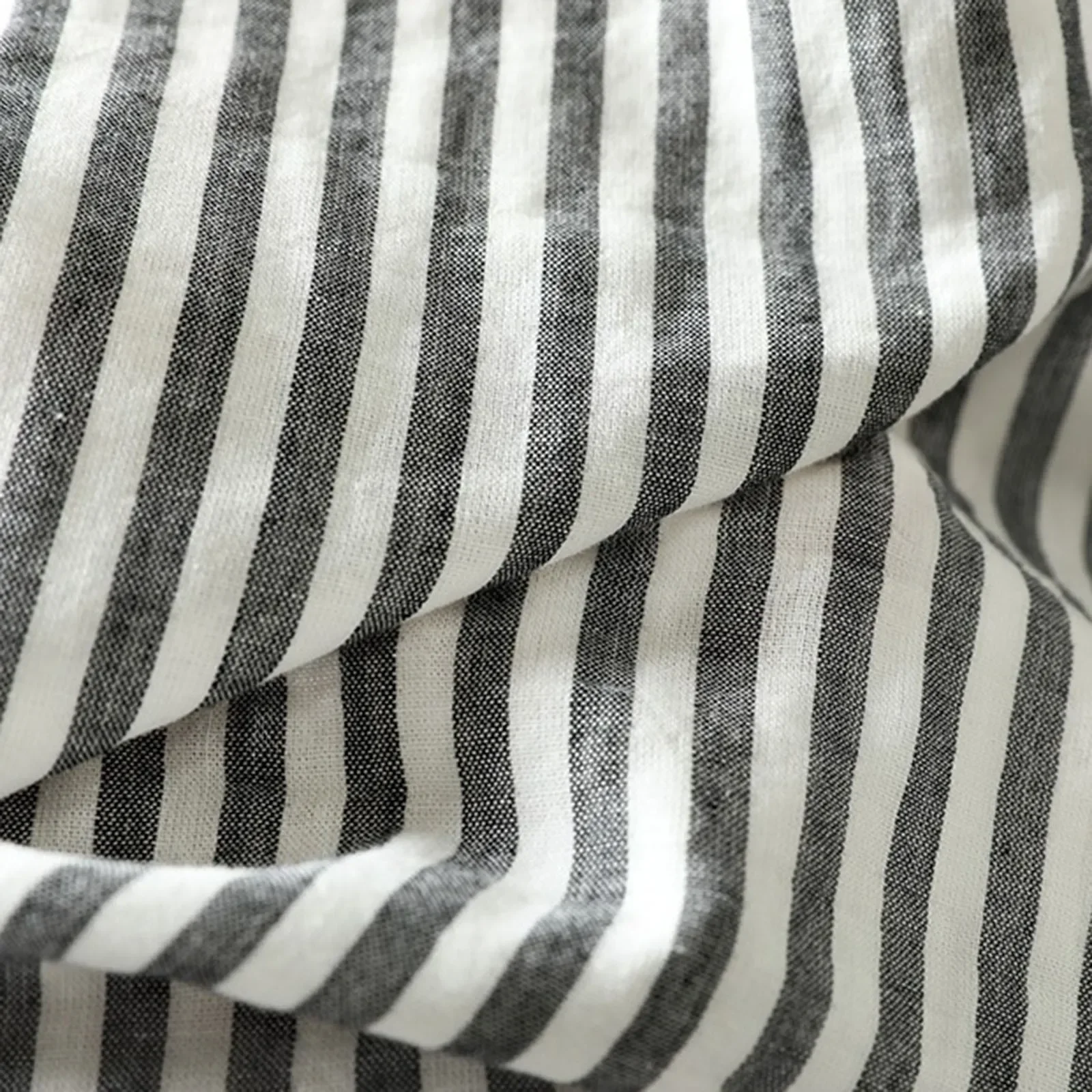 Vintage Cotton Linen Shirt Ladies Stylish Streetwear Short Sleeved Collarless Summer Blouse Women Breathbale Comfty Tops