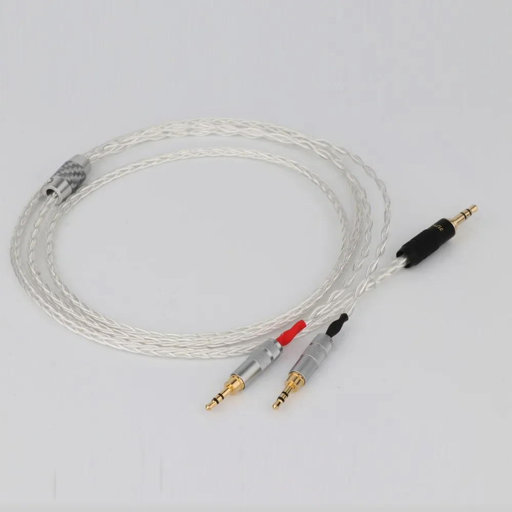 Cable with 3.5mm Stereo Plug to Dual 2.5mm Male Compatible With Hifiman HE400S, HE-400I  HE-400i  Dual 2.5mm Version  HE560