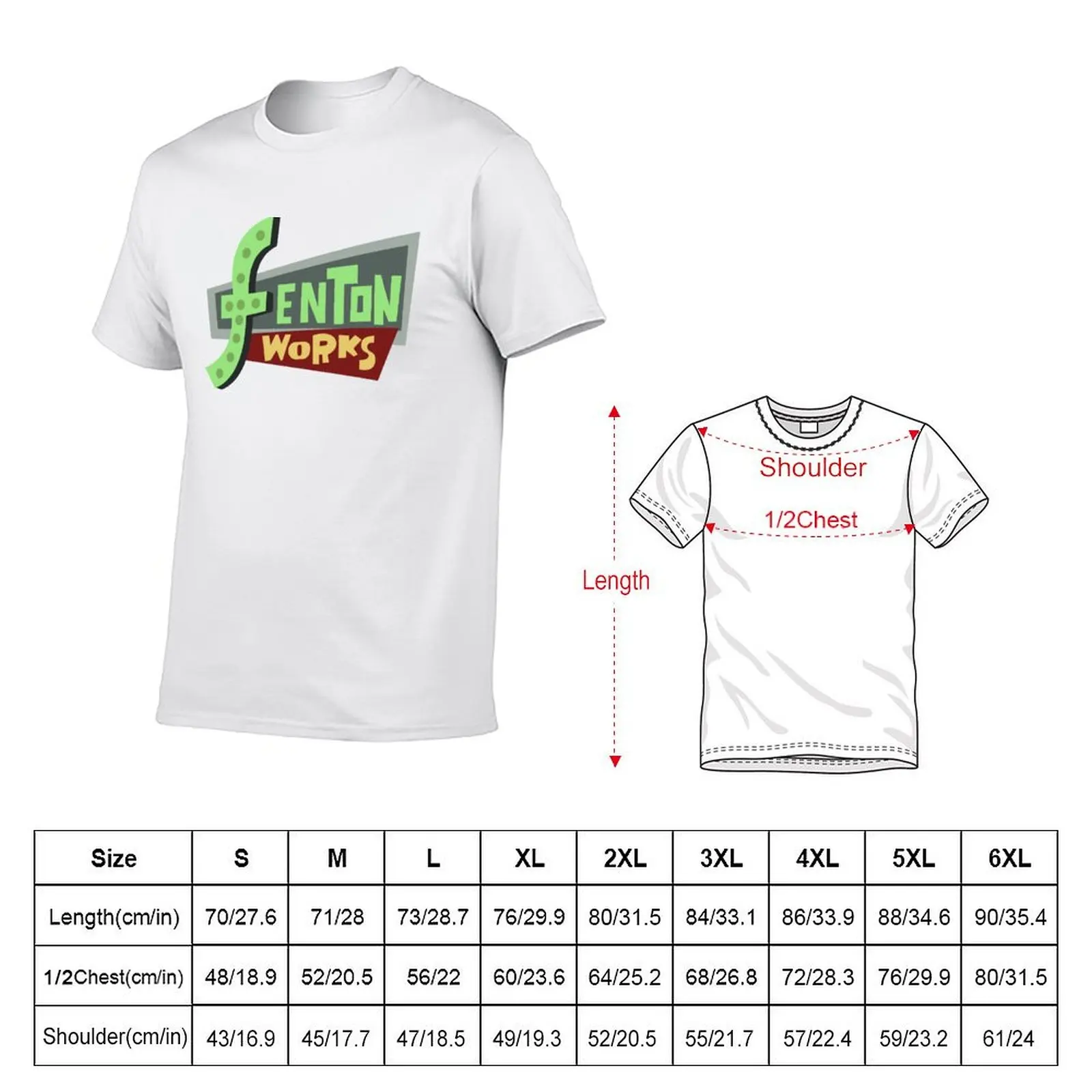 Fenton Works T-Shirt t shirt man designer t shirt for man 100 percent cotton