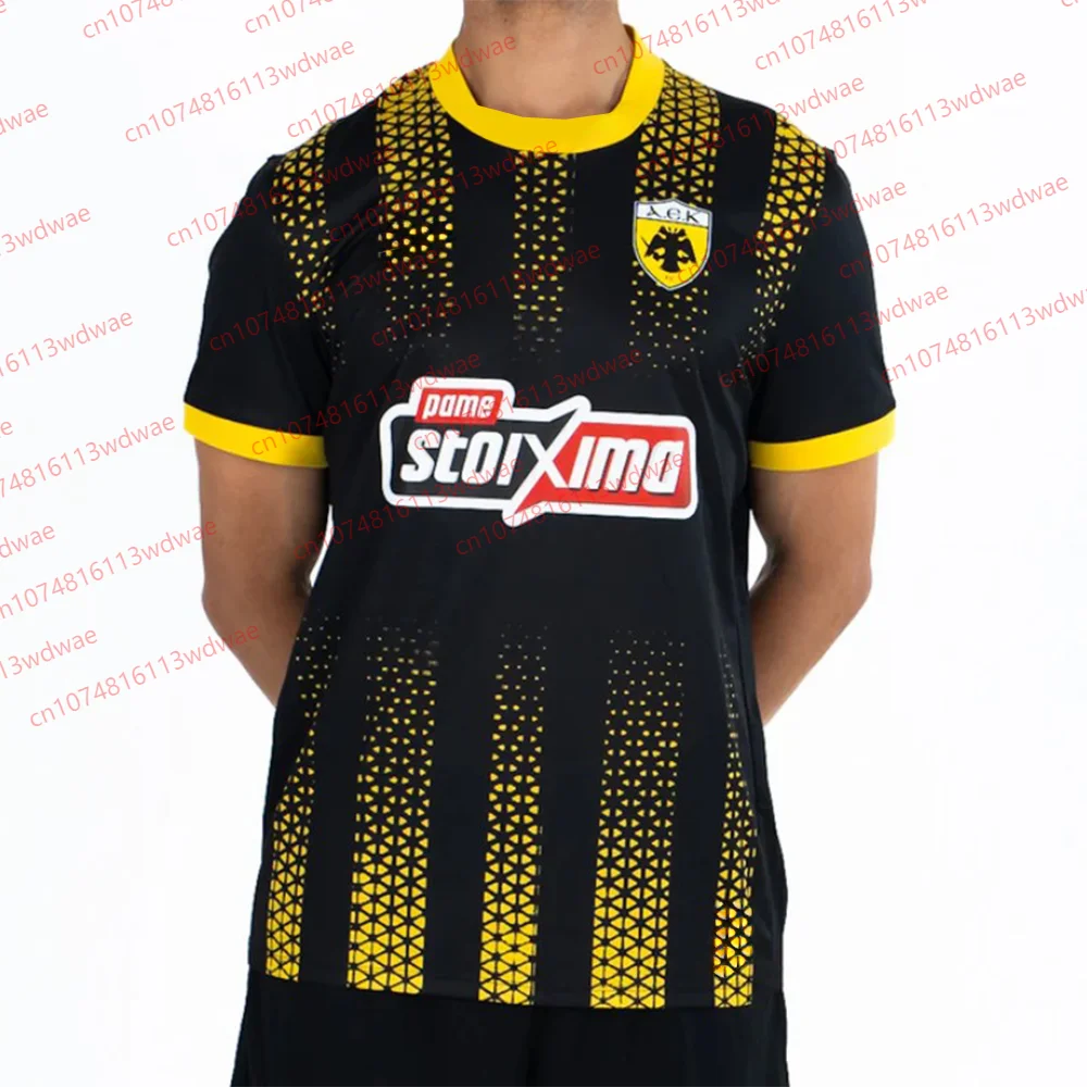 

Greece Football Kit 25-26 AEK Athens Jersey Kit Quick Dry Sports Ελλάδα Football Jersey T-Shirt KID Football Jersey Kit