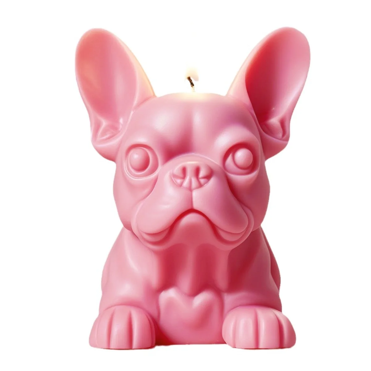 Pekingese Puppy Pug Animal Candle Silicone Mould French Fighting Dog Plaster Doll Soap Mold Chocolate Making Set Baby Room Decor view 6