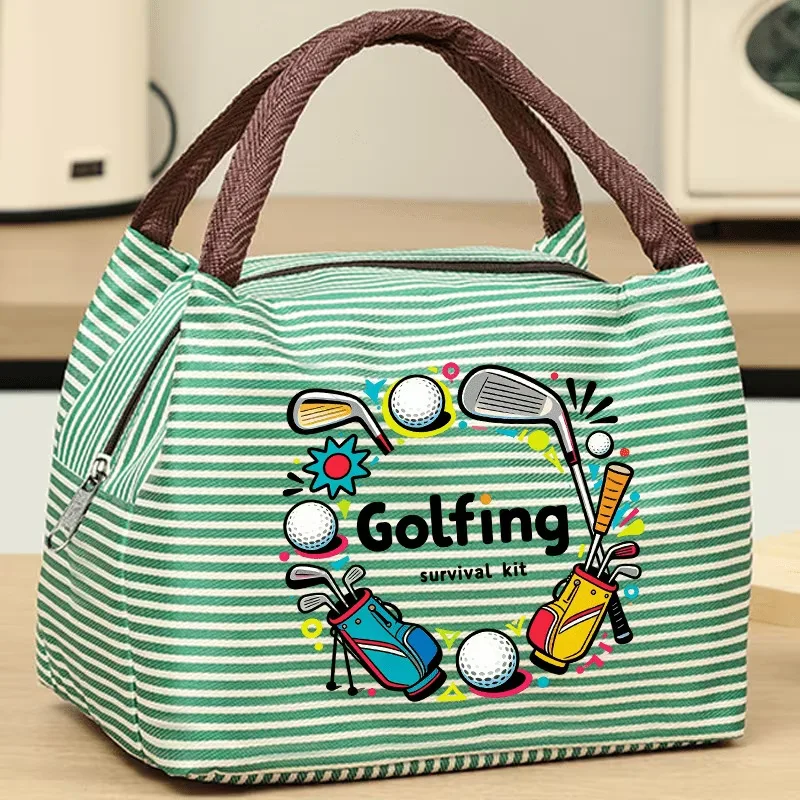 Non-food contact material fun golf tool pattern handbag, sports style daily handbag