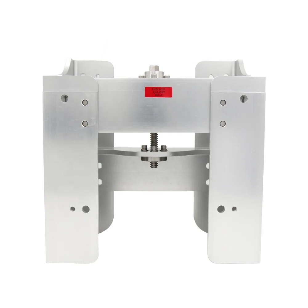 Winibo New White Auxiliary Outboard Motor Mounting Plate Marine Anodized Jack Plate 6-inch Setback Essential Marine Supply