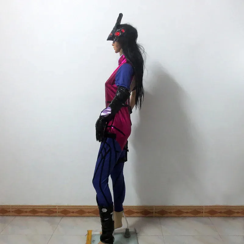 OW Amelie Lacroix Widowmaker حفلة عيد الميلاد والهالوين الزي الرسمي تأثيري حلي تخصيص أي حجم