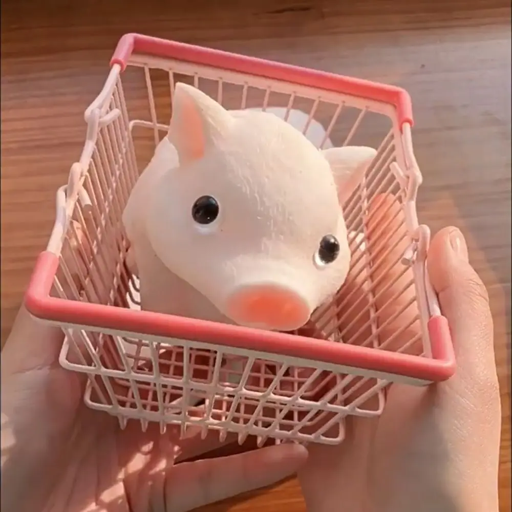 ช้า Rebound Zodiac Piggy Squeeze ของเล่นสัตว์ที่มีสีสันจําลอง Piggy Squeeze ของเล่นการ์ตูนนุ่ม Big Piggy Fidget ของเล่นสําหรับเด็ก