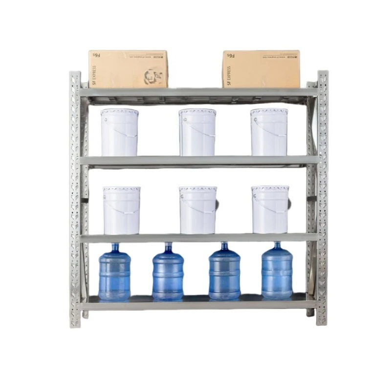304 stainless steel shelves, multi-layer heavy-duty storage basement cold storage shelves in warehousing commercial warehouses