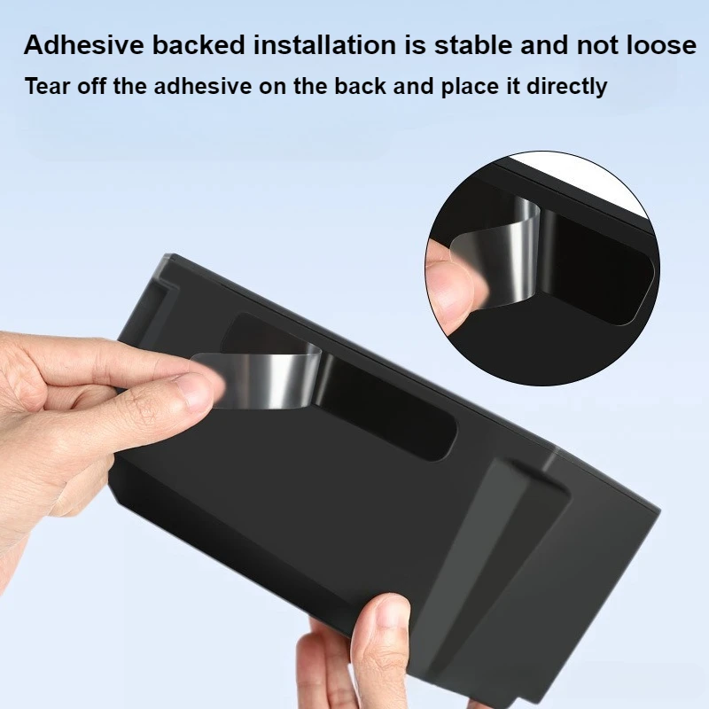 صندوق تخزين جانبي لباب السيارة لـ Tesla Cybertruck 2024-2026 فتحة بوابة الخصوصية من السيليكون ملحقات صينية التخزين المضادة للقذرة #4