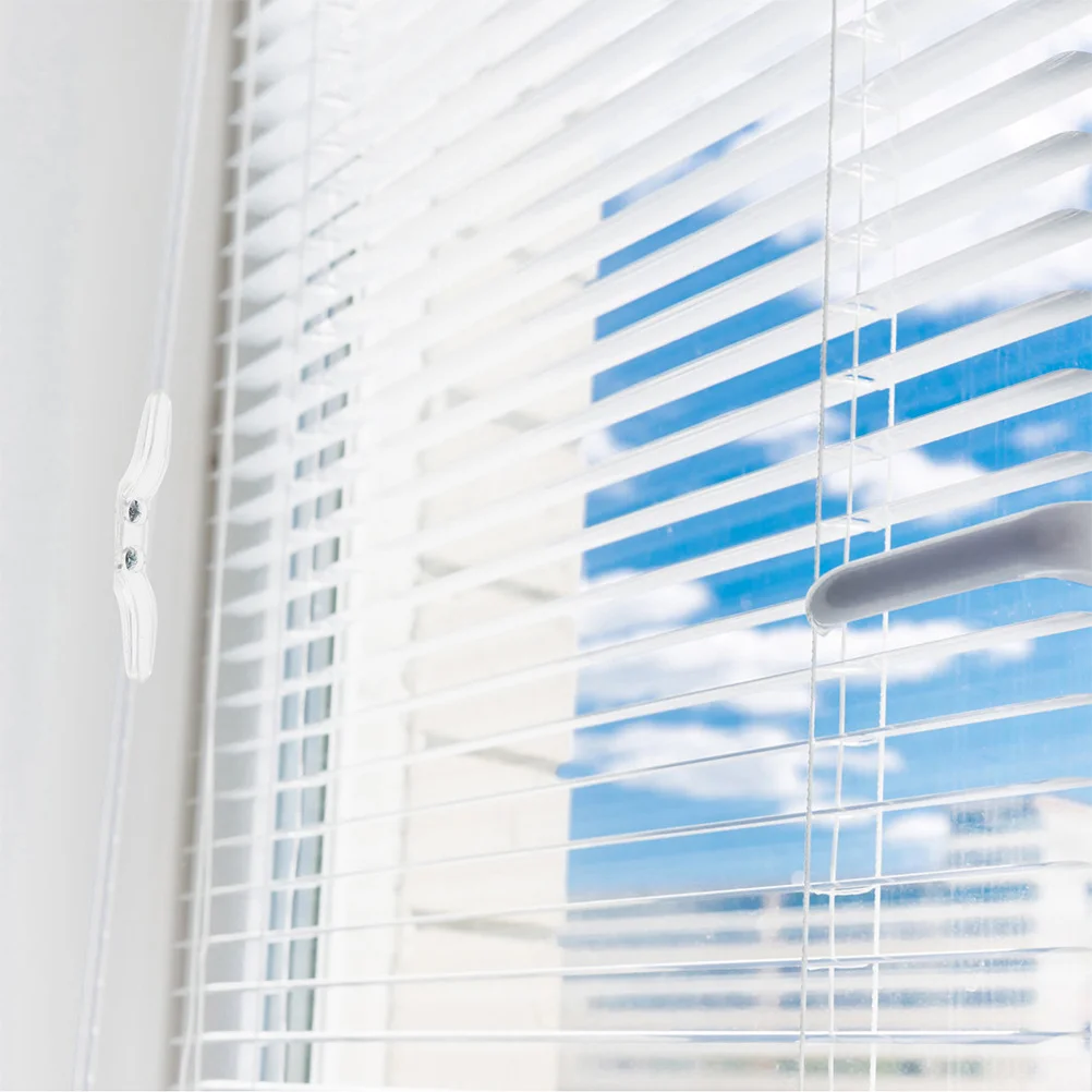 

6pcs Blind Cleats Transparent Plastic Safety Rope Cleats For Window Curtain Cord Management Child Safety Cord Wraps