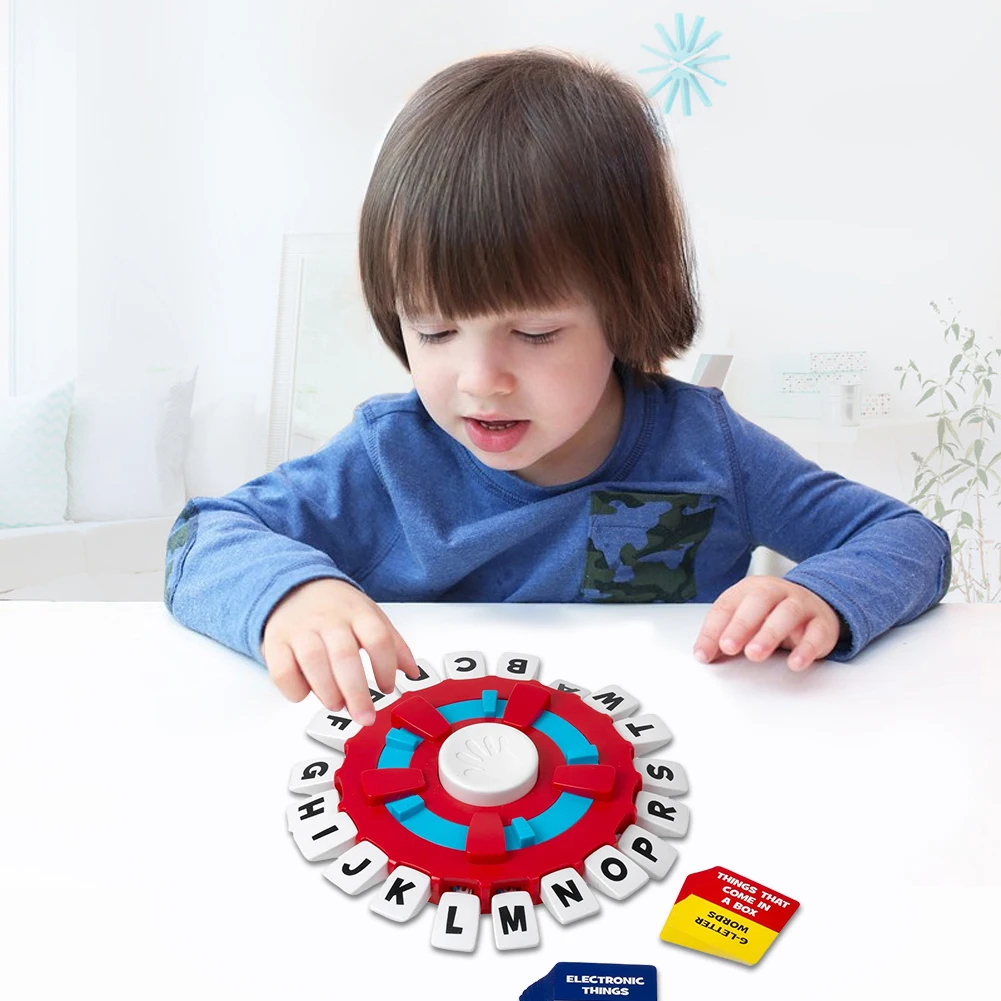 Parent-Child Family Creative Board Tapple Game Fast-Paced Table Games Geometric Fun Word Puzzle Party Enough Game For Children