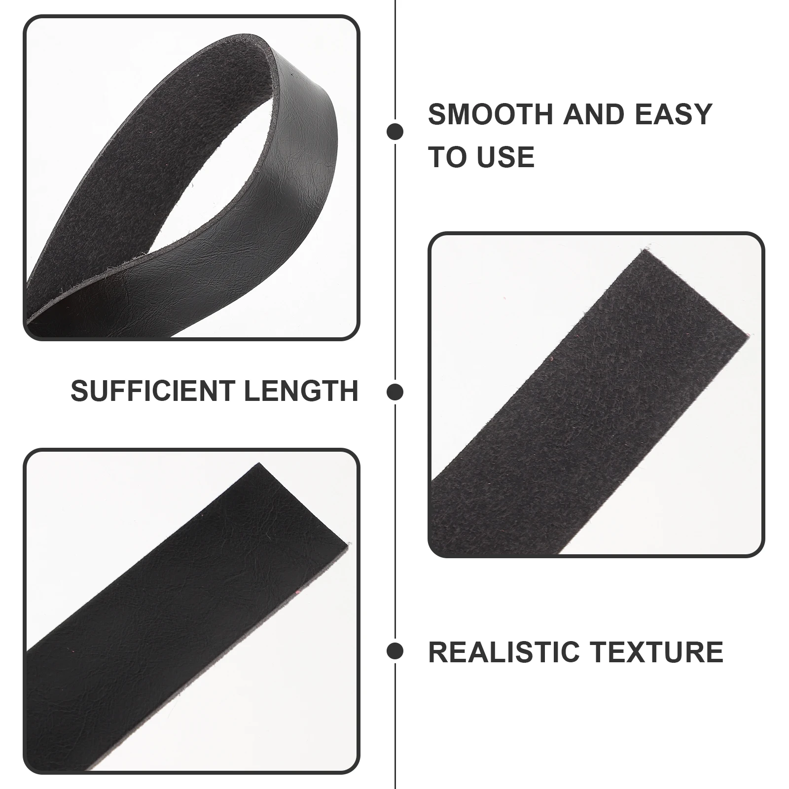 

DIY Strap Strip High Simulation PU Material Smooth and Easy to Use Multi Functional Application Bright Color Design