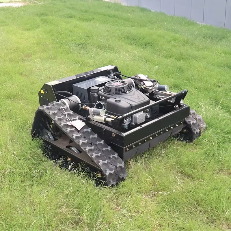 for CE EPA Approved All Terrain Mower Agricultural Rubber Track Remote Control Robotic Lawn Mower