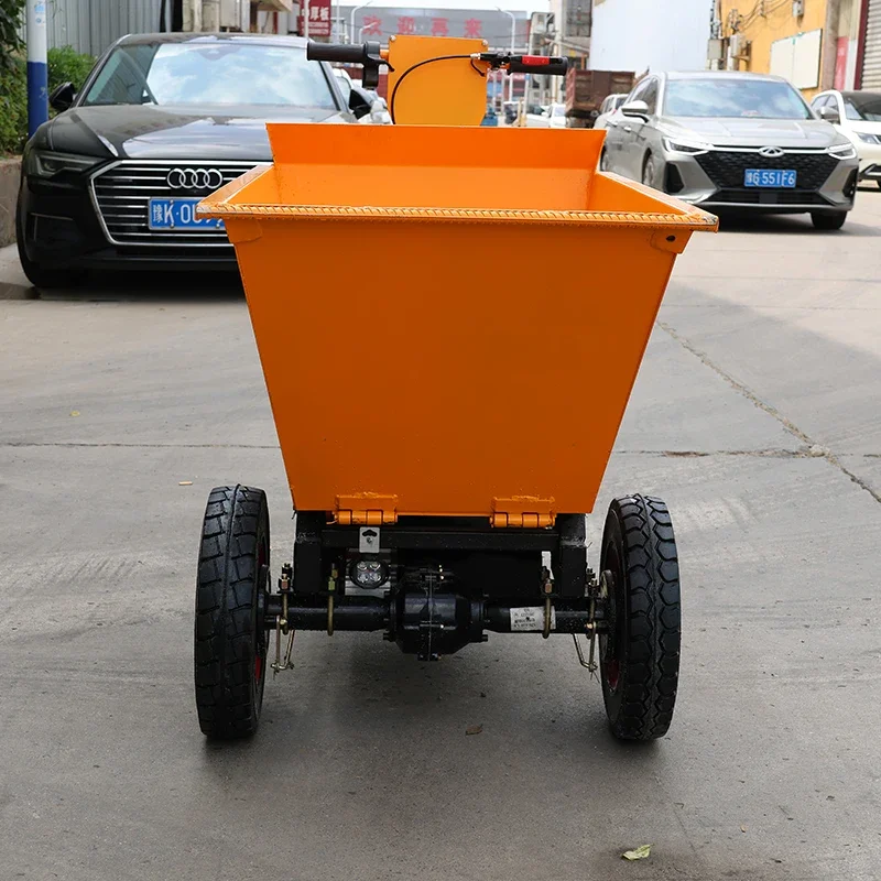 High Quality Battery Hand Dump Cart Powered Dump-overland Carts Garden Trolley