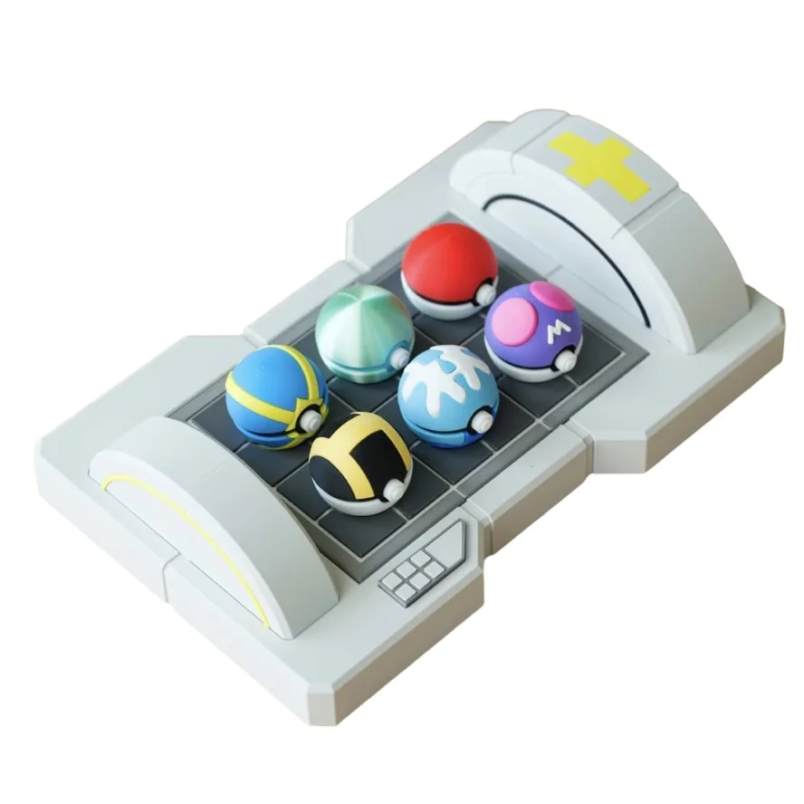 3D Printing Treatment Center Poke Ball Figure Model Toys