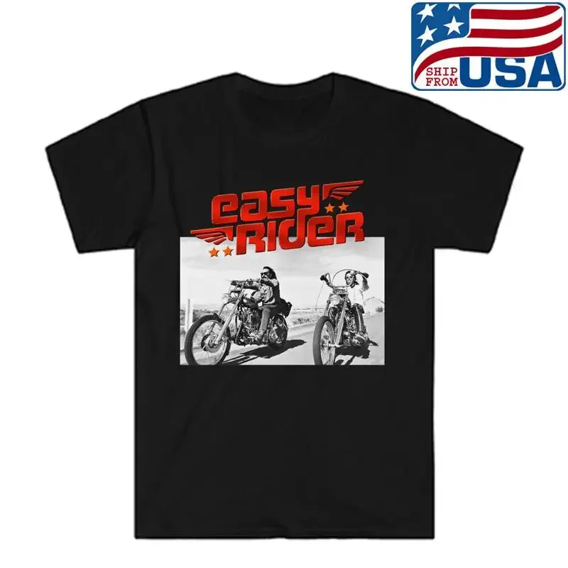Easy Rider Movie Men's Black T shirt Size S to 5XL