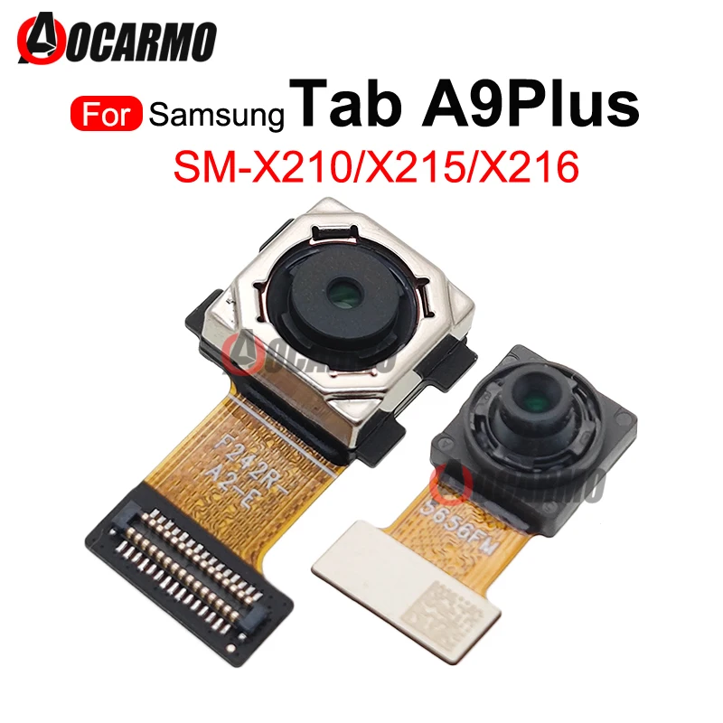 Aocarmo Front Facing Back Rear Camera Flex Cable For Samsung Galaxy Tab A9+ Plus X210 X215 X216 Repair Parts
