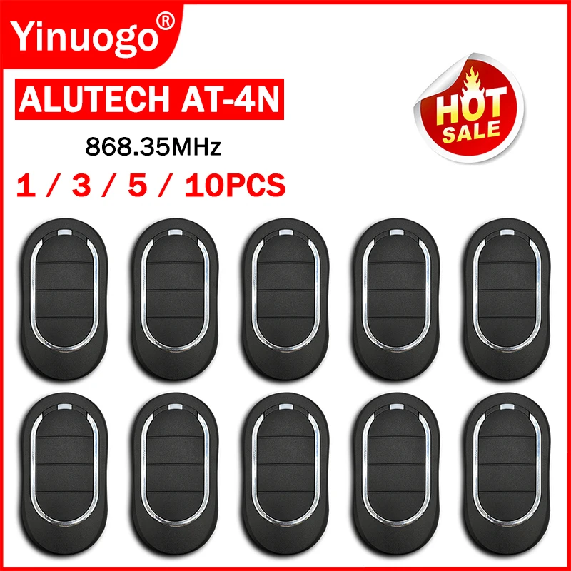 

ALUTECH AT-4N-868 Garage Door Remote Control 868.35MHz Rolling Code ALUTECH AT-4N 868MHz Electric Gate Remote Control Opener