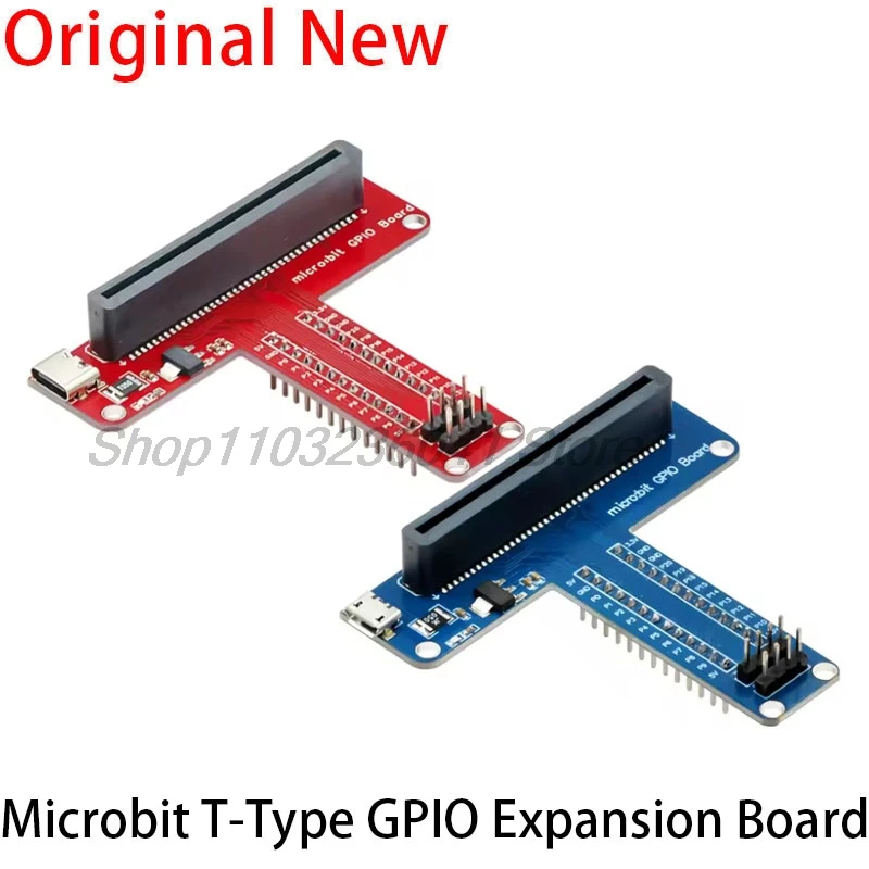 Placa de expansión GPIO tipo T Microbit Placa de desarrollo Microbit V1.5 V2 V2.2 Placa de expansión de interfaz