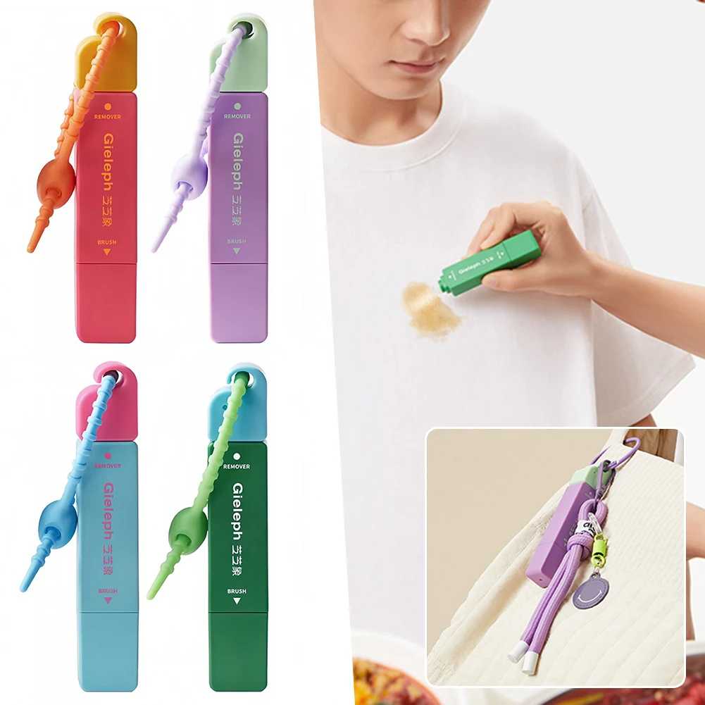 12ML Water-free Degreasing Pen For Emergency Use White Clothes Stain Remover Pen Strong Waterless Tant Oil Stain Remover Pen