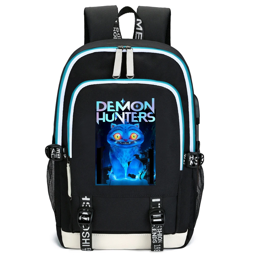

Kpop Demon Hunters Tiger Cat Schoolbag Backpack Laptop Backpack Teens Student Book Bag Gift