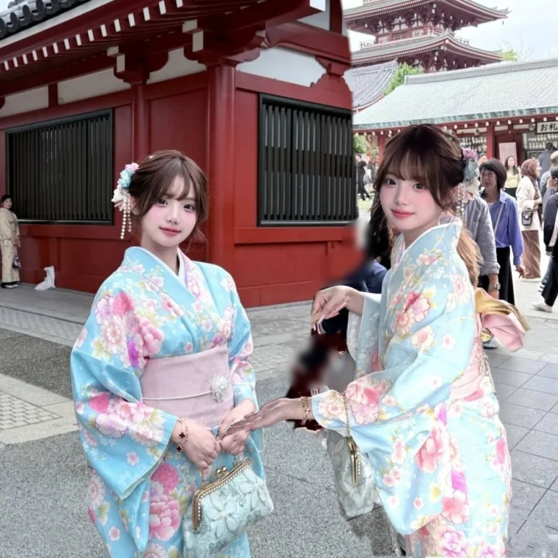 

New Kimono Women's Improved Japanese Traditional Photo Photography Clothing Japanese Girl Yukata Dress