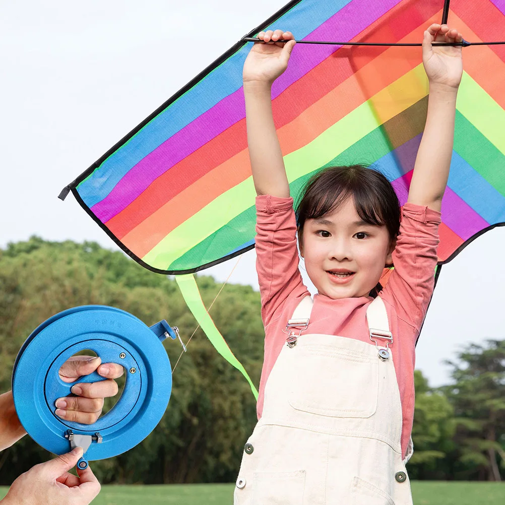 Kit de volant de cerf-volant en plastique, bobines de guidage lisses, outil d'enroulement de ligne de cerf-volant Durable en plein air pour enfants et adultes, 1 ensemble 1 ensemble