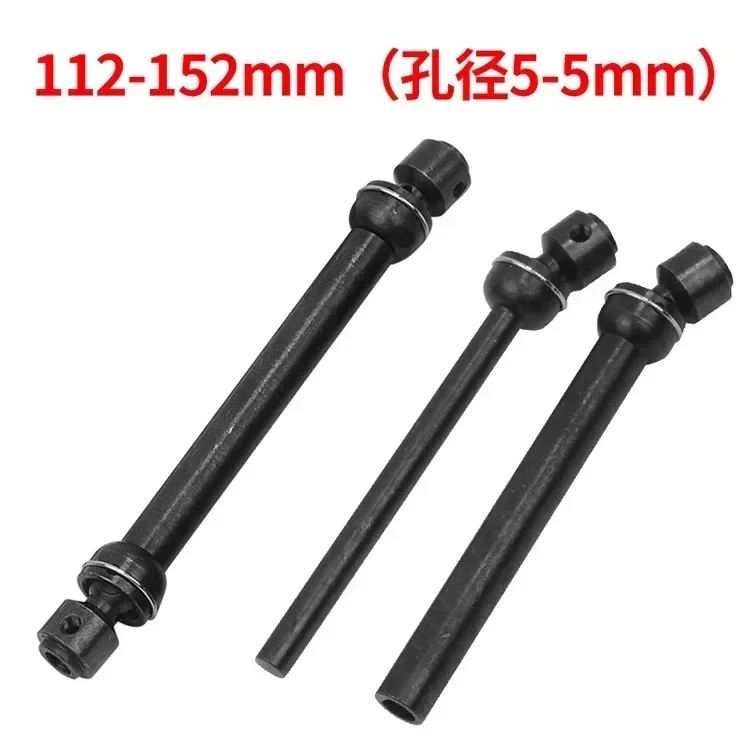 88mm-113mm / 112mm-152mm Heavy Duty Metal Steel Drive Shaft For Axial SCX10 90046 RC4WD D90 Wraith RC Crawler Car Hop Up Parts