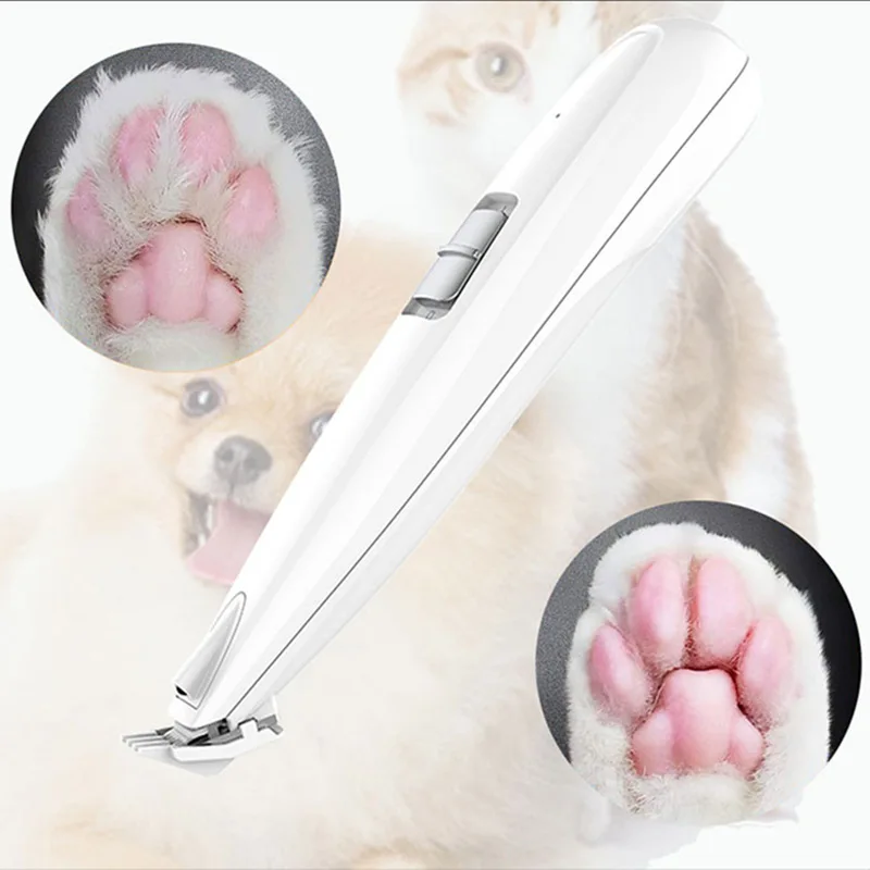 

Rechargeable Pet Foot Shaver Electric Push Clippers Do Not Hurt The Skin Dog Hair Clippers With Lights For Dogs And Cats