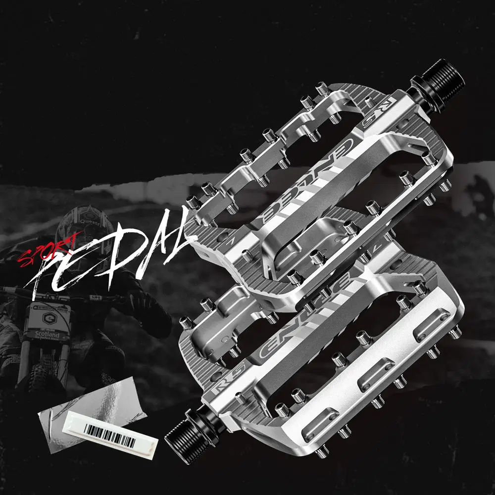 ENLEE 1 زوج دواسات الدراجة الجبلية سبائك الألومنيوم توسيع الدراجات منصة مسطحة المضادة للانزلاق الغبار مقاوم للماء أجزاء الدراجة الملحقات