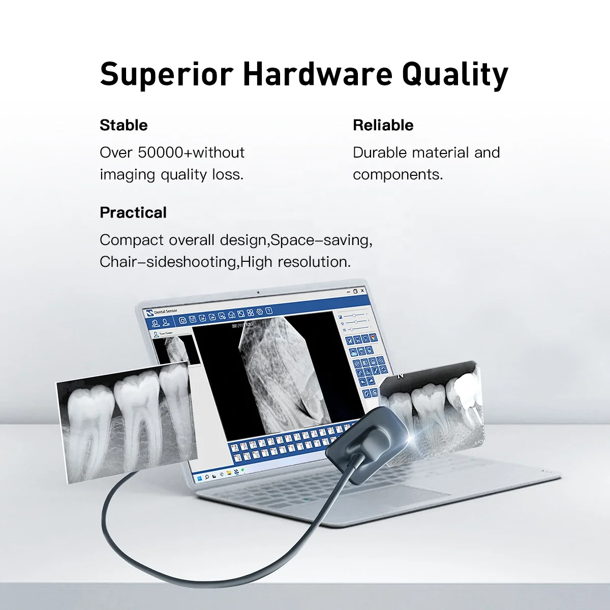 Good Quality Dental Interoral Sensor Digital Rvg Dental X ray Sensor