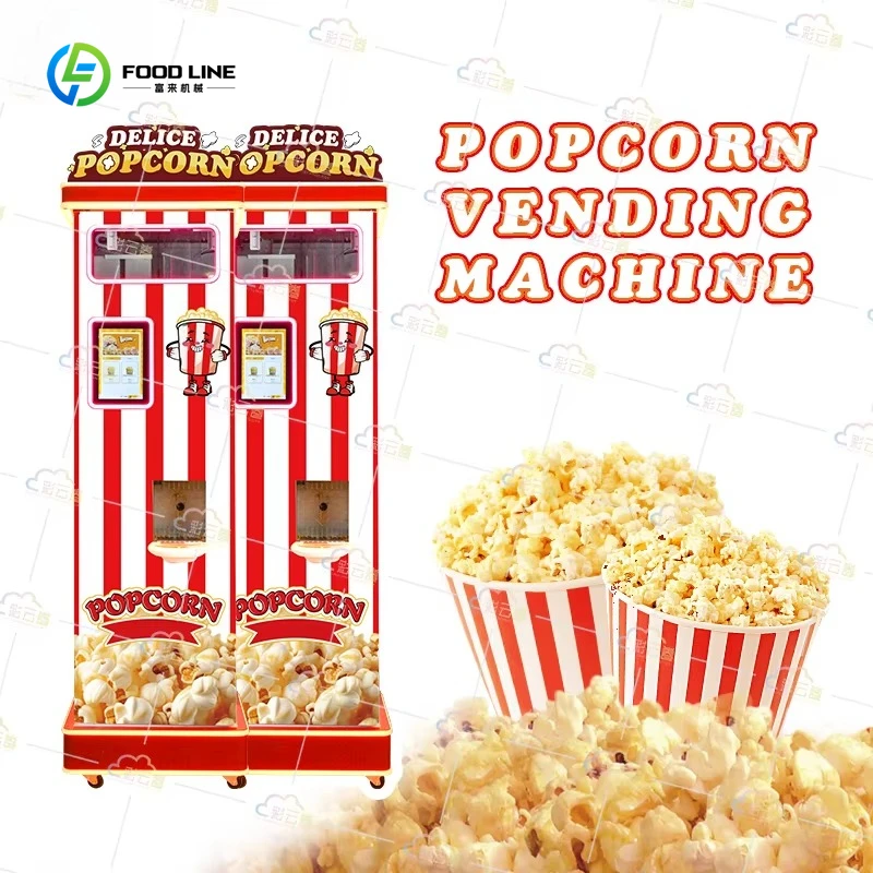 

Popcorn Vending Machine Card Payment OEM Coin Operated Popcorn Vending Machine Factory