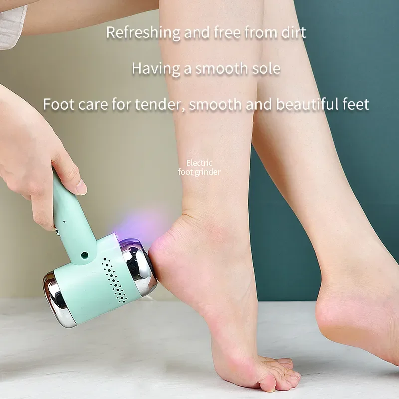 

Electric Foot Dermabrasion, There Are Two Kinds of Grinding Head Foot Special Dermabrasion, Anytime, Anywhere Portable Foot Derm
