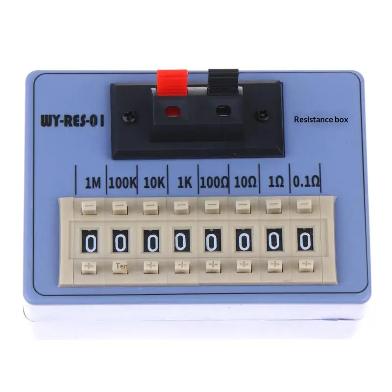 

Коробка с регулируемым сопротивлением WY-RES-01, карманная коробка с регулируемым сопротивлением, коробка с программируемым сопротивлением для электрооборудования, аксессуар для инструментов