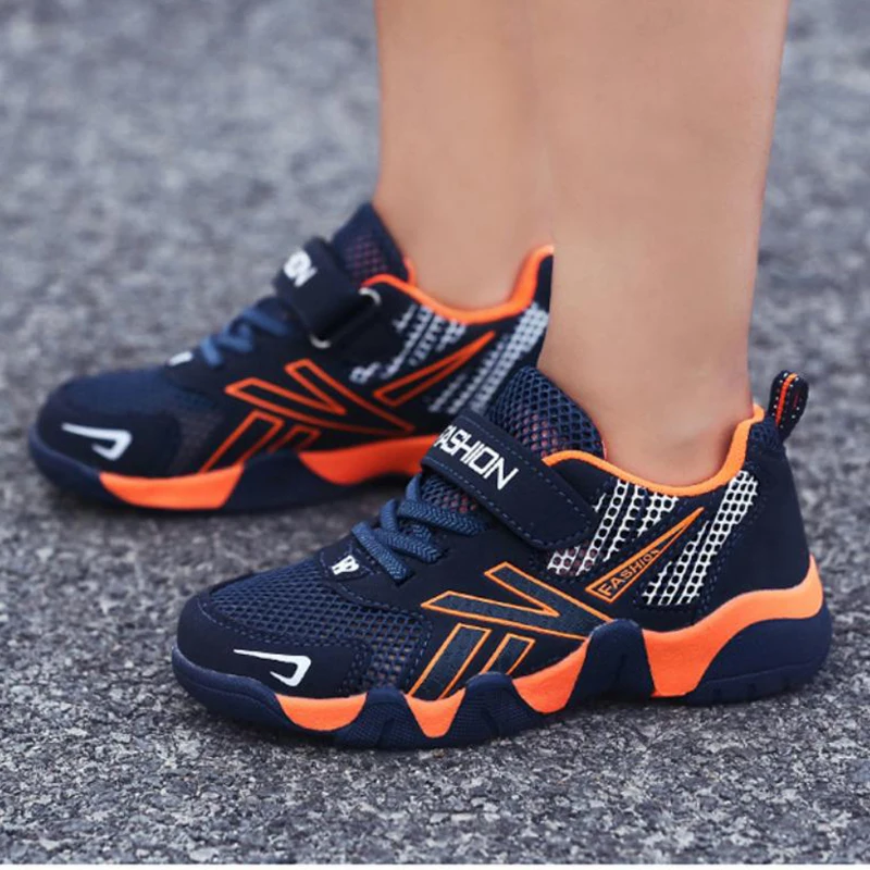 Single Mesh  Breathable Children\'s Sports Shoes Spring Summer Children\'s Shoes Low-top Leisure Running Shoes 28-40 Size Shones